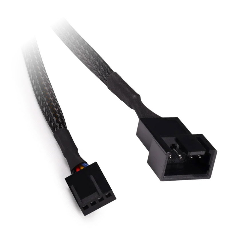 Alphacool fancable 4-Pin auf 4-Pin Verlngerung 15cm - black