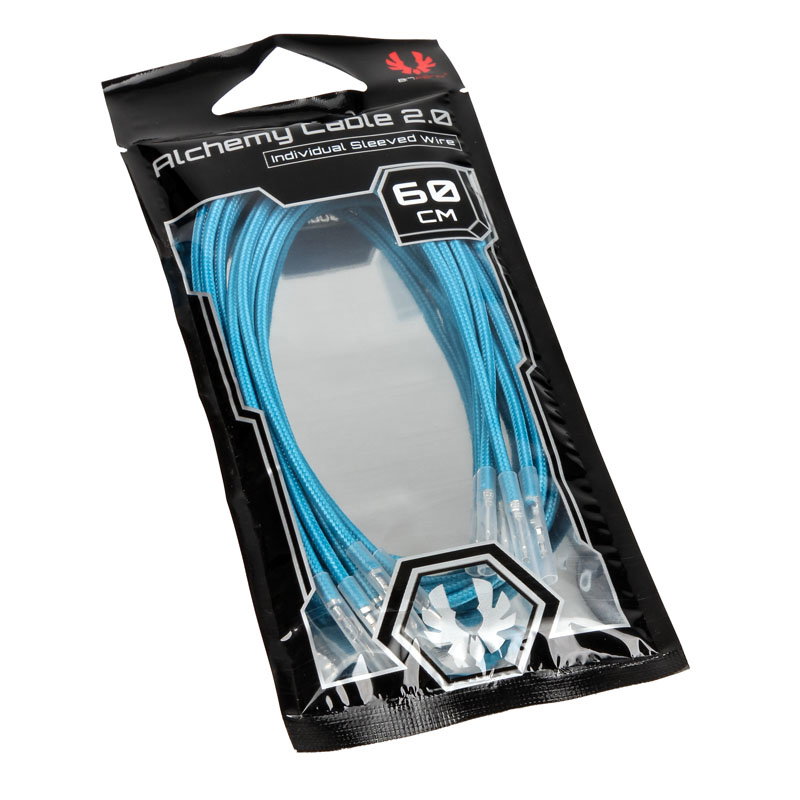 BitFenix Alchemy 2.0 PSU Cable, 5x 60cm - lightblue