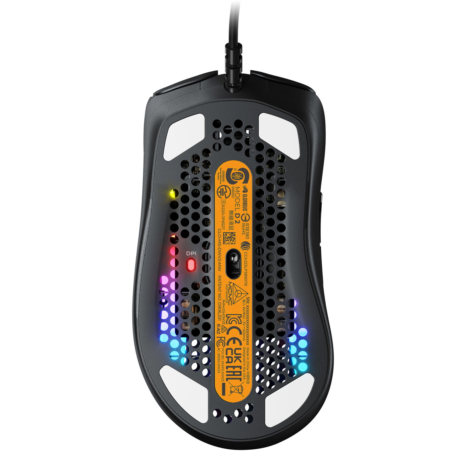 Glorious Model D 2 Gaming-mouse - black