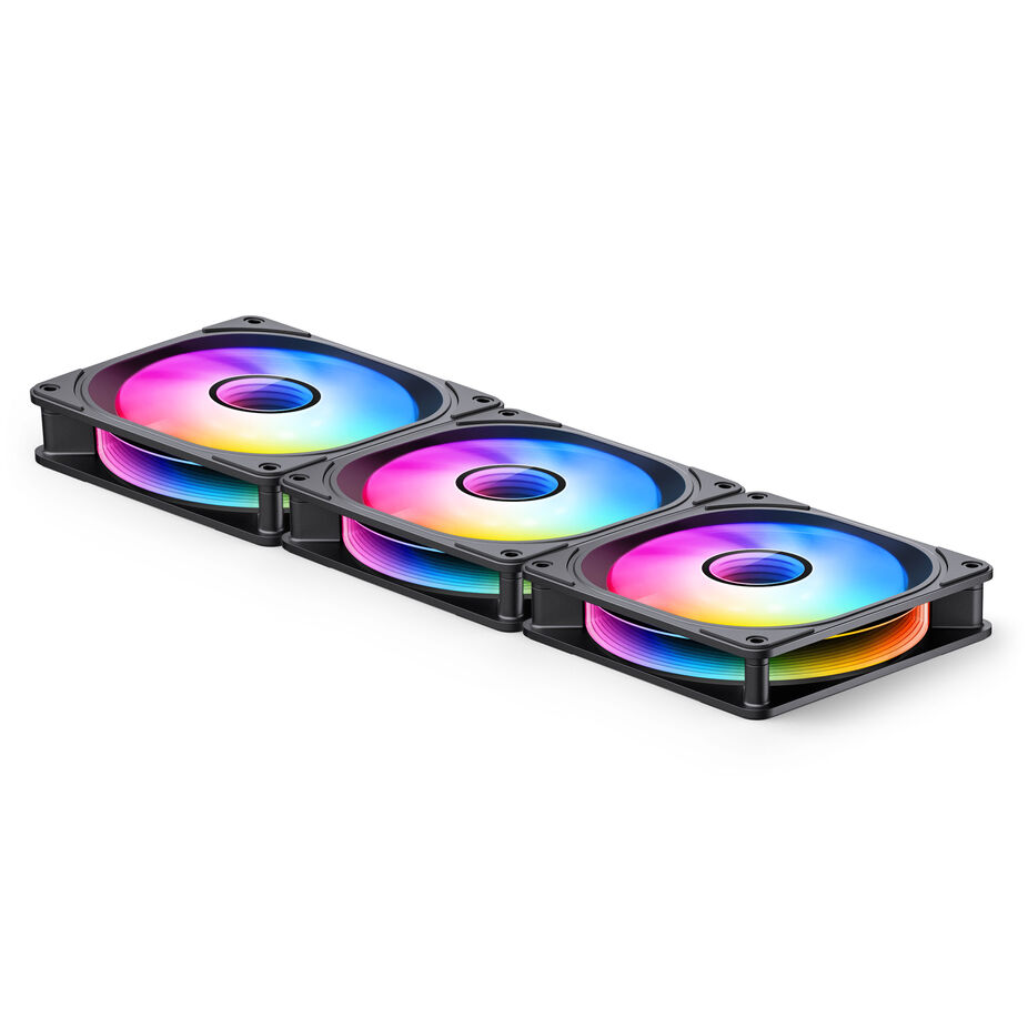 Jonsbo FR-606B 120 PWM-fan, RGB - 120mm, black