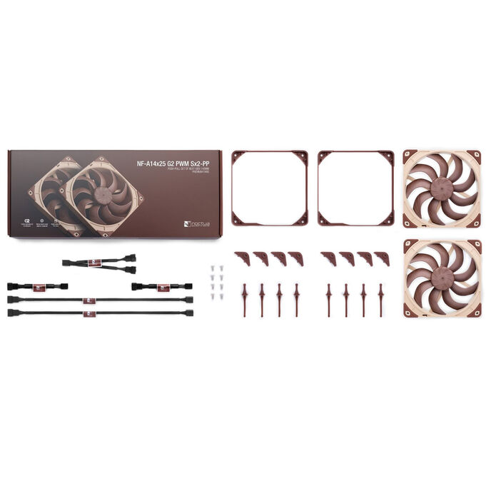 Noctua NF-A14x25 G2 Sx2-PP PWM fan - 140mm