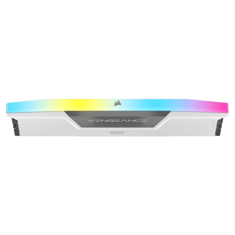 Corsair Vengeance RGB, DDR5-6200, CL36 - 32 GB Dual-Kit, white