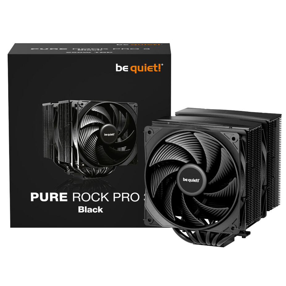 be quiet! Pure Rock Pro 3 CPU-cooler - 120mm, black