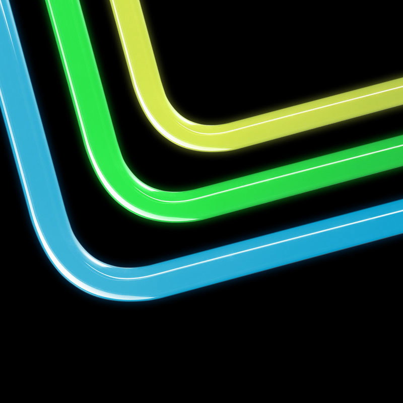 EK Water Blocks EK-Loop Hard Tube 14/10mm Acryl, gebogen 90 Grad - 80cm, 6 Stck