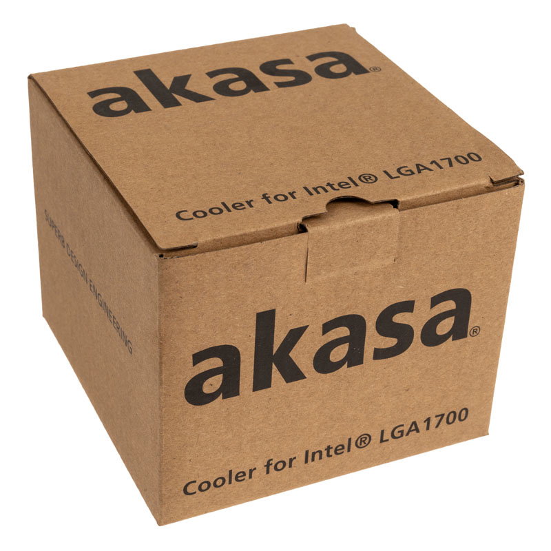 Akasa AK-CC6606BP01 Low Profile CPU-cooler - socket LGA 1700, 63,2mm hoch