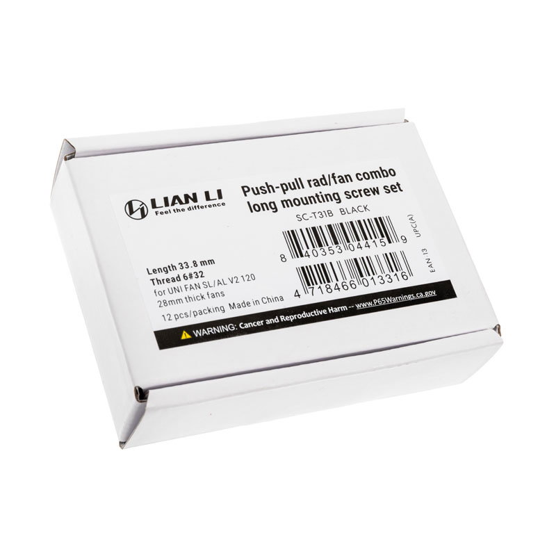 Lian Li SC-T31B fanschrauben - 12 Stck