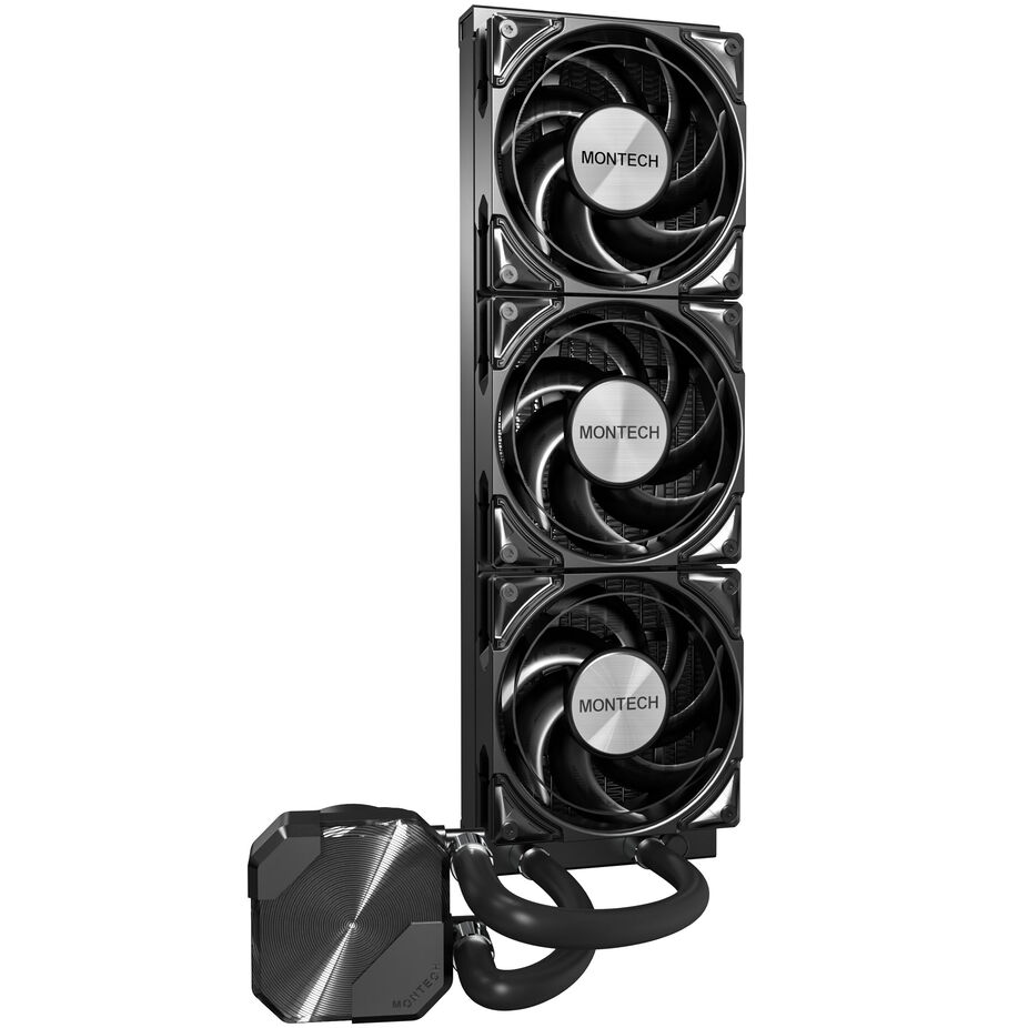 Montech HyperFlow Silent AiO water cooling - 360mm, black