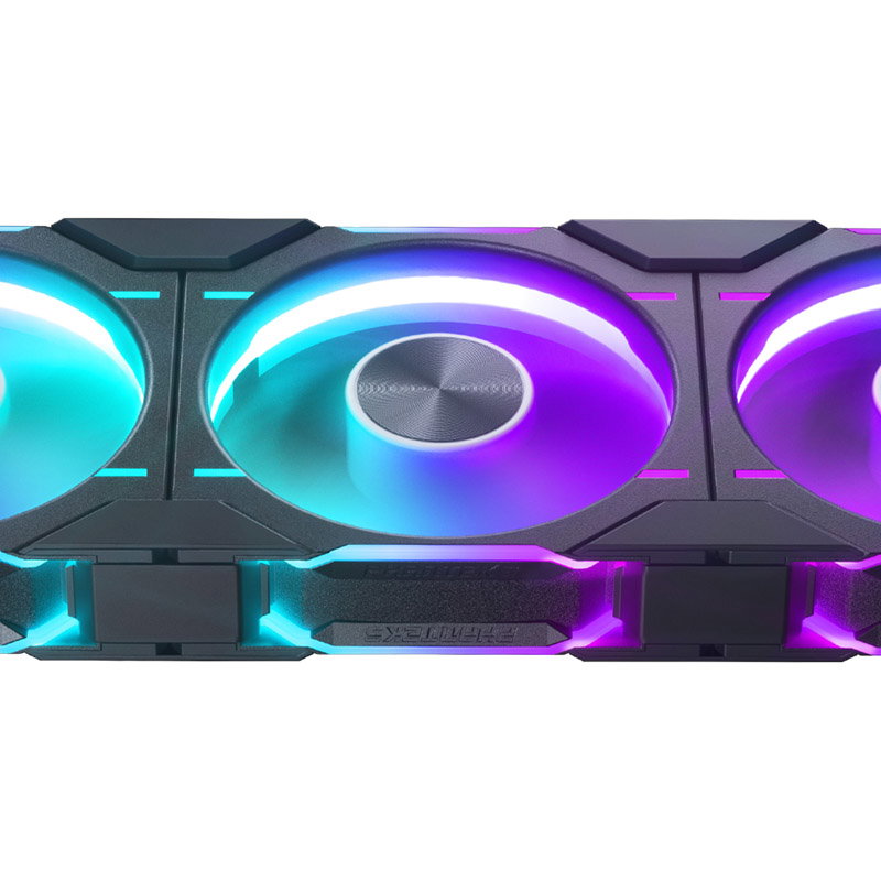 PHANTEKS D30 PWM Reverse Airflow D-RGB fan - 120mm, black