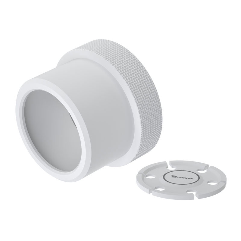 Barrow D5 case Aluminium - white