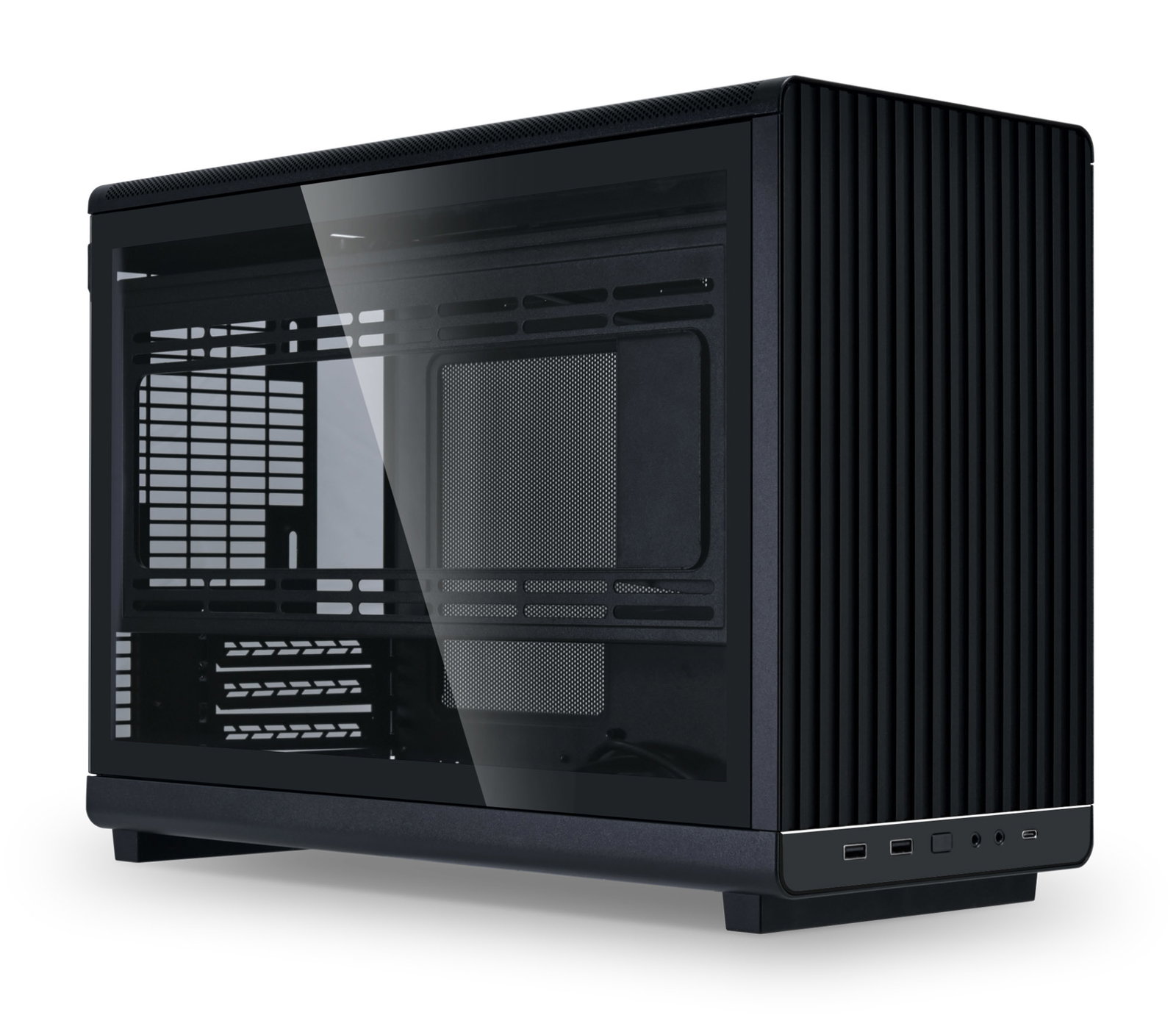 Lian Li DAN Cases A3-mATX Left Side Tempered Glass Panel - Black