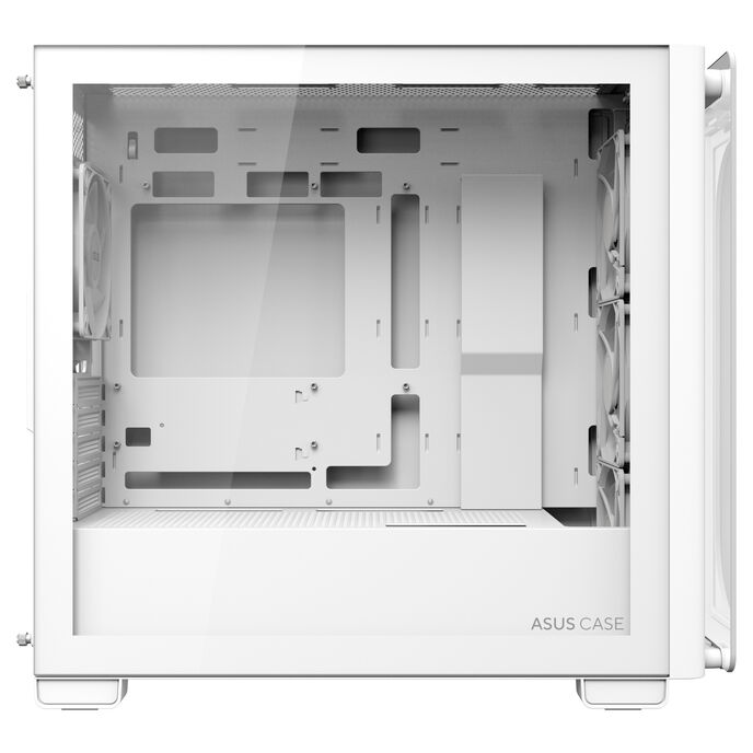 ASUS A23 PLUS ARGB Micro-ATX case, Tempered Glass - white