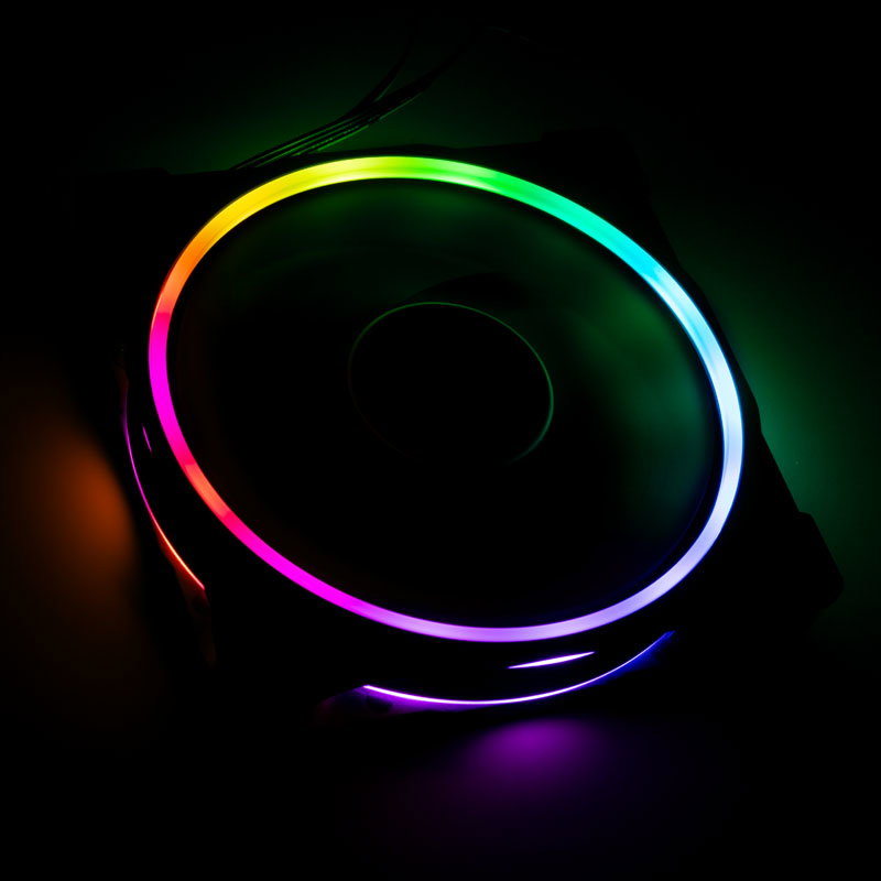 Akasa SOHO AR Addressable-RGB fan, black - 120mm