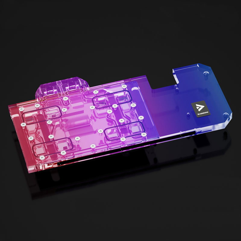 Barrow LRC2.0 full coverage GPU Water Block for ASUS STRIX 3070 Aurora RGB - Acryl
