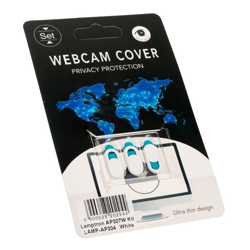 Lamptron Webcam Slide Cover, 3-Stck - white