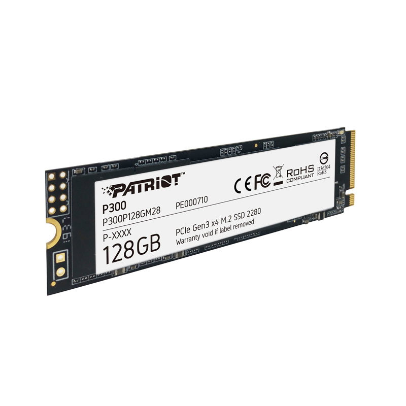 Patriot P300 NVMe SSD, PCIe 3.0 M.2 Typ 2280 - 128 GB