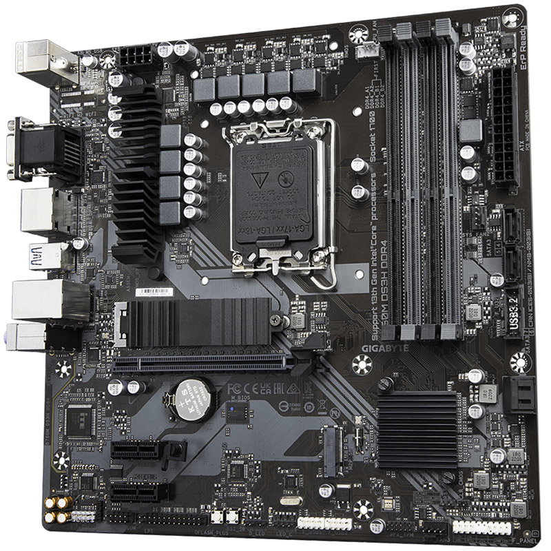 GIGABYTE B760M DS3H DDR4, Intel B760 motherboard - socket 1700, DDR4