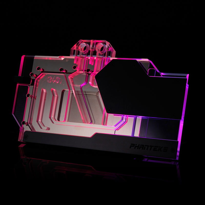 PHANTEKS Glacier G40 RTX 4090 Waterblock with Backplate for MSI, D-RGB - black