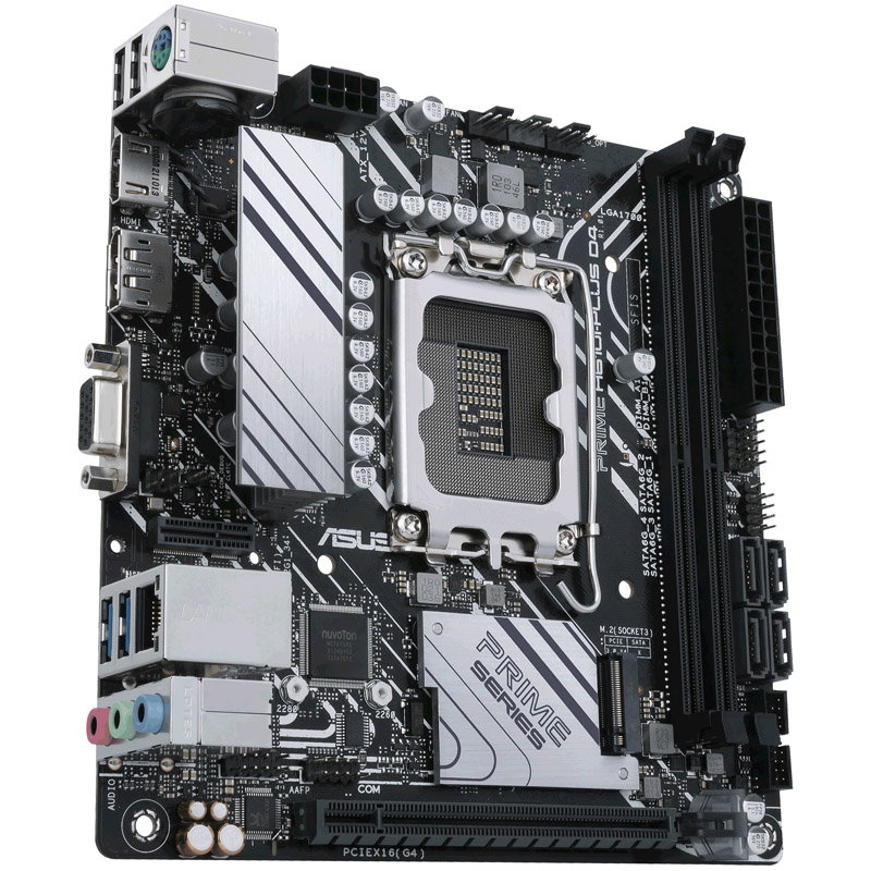 ASUS Prime H610I-Plus D4-CSM, Intel H610 motherboard, socket 1700, DDR4