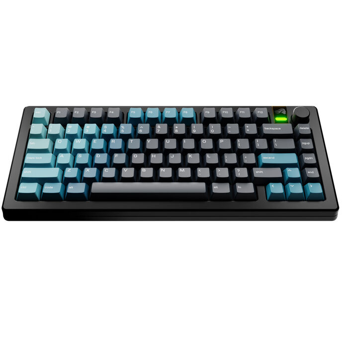Glorious GPBT Gradient Keycaps, ANSI Layout (US), PBT, Dye-Sub - Celestial Ice