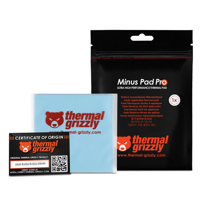 Thermal Grizzly Minus Pad Pro - 100 x 100 x 1,5 mm