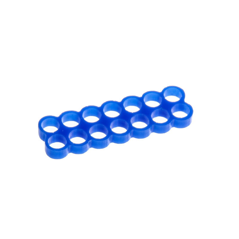 E22 14-Slot Stealth cablekamm - blue
