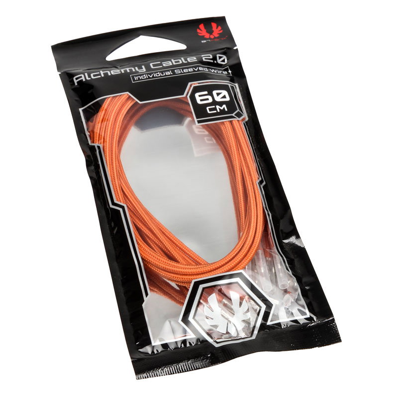 BitFenix Alchemy 2.0 PSU Cable, 5x 60cm - orange