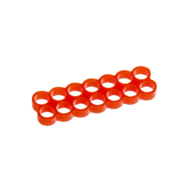 E22 14-Slot Stealth cablekamm - red