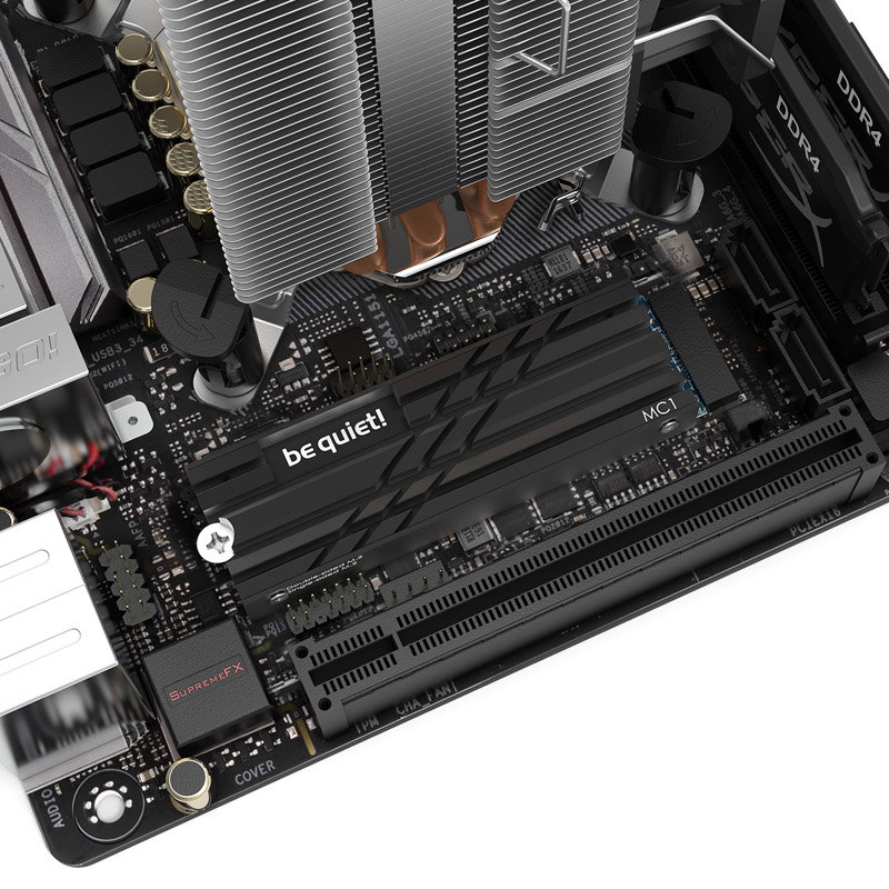 be quiet! MC1 M.2 SSD cooler - black