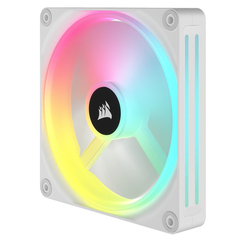 Corsair iCUE LINK QX140 RGB Series, PWM fan - 140mm, white