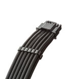 CableMod C-Series Pro ModMesh 12V-2x6-cable, 90 Anschluss, for Corsair Type 5 RMx Shift PSUs - carbon, 65cm