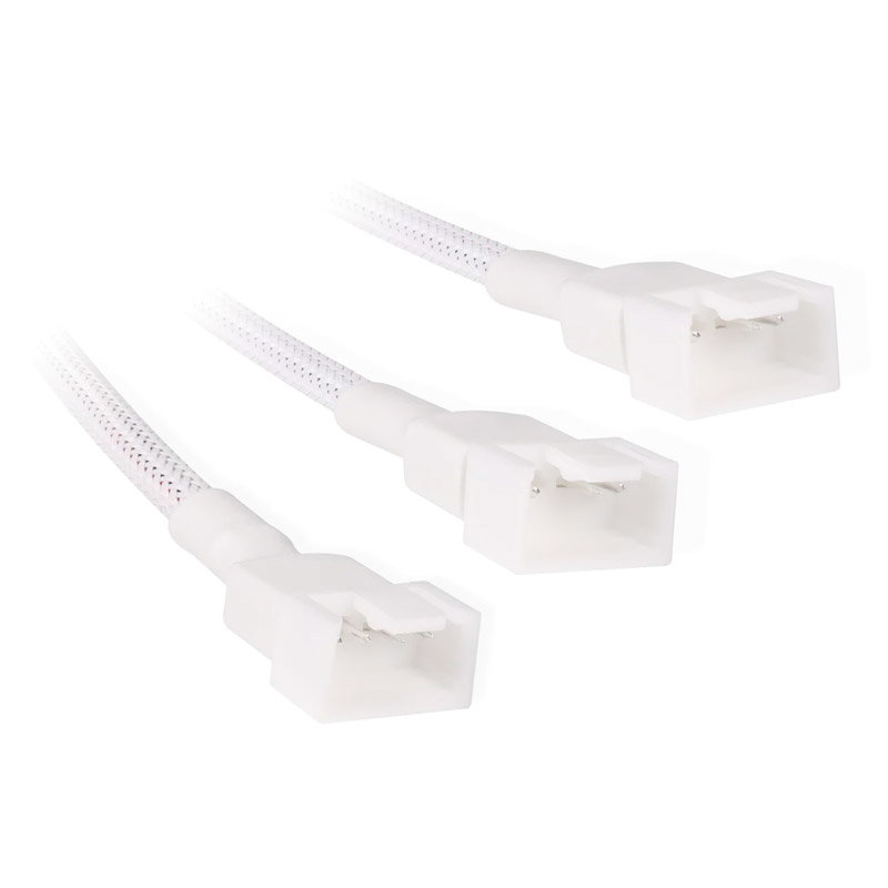 Alphacool Y-Splitter 4-Pin auf 3x 4-Pin PWM 30cm - white