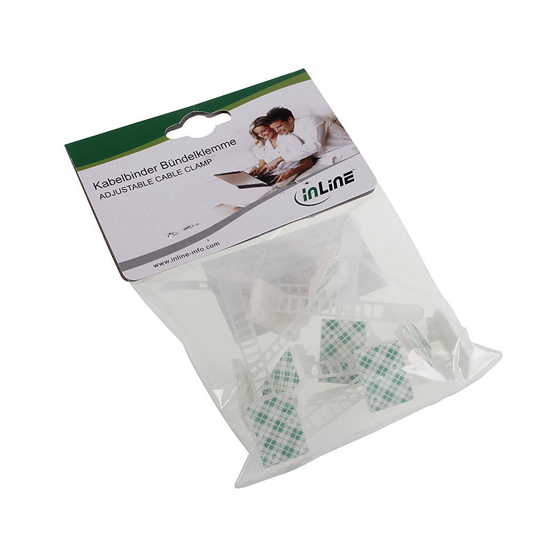 InLine Bndelklemmen-Set 10 Stck 64mm - natur
