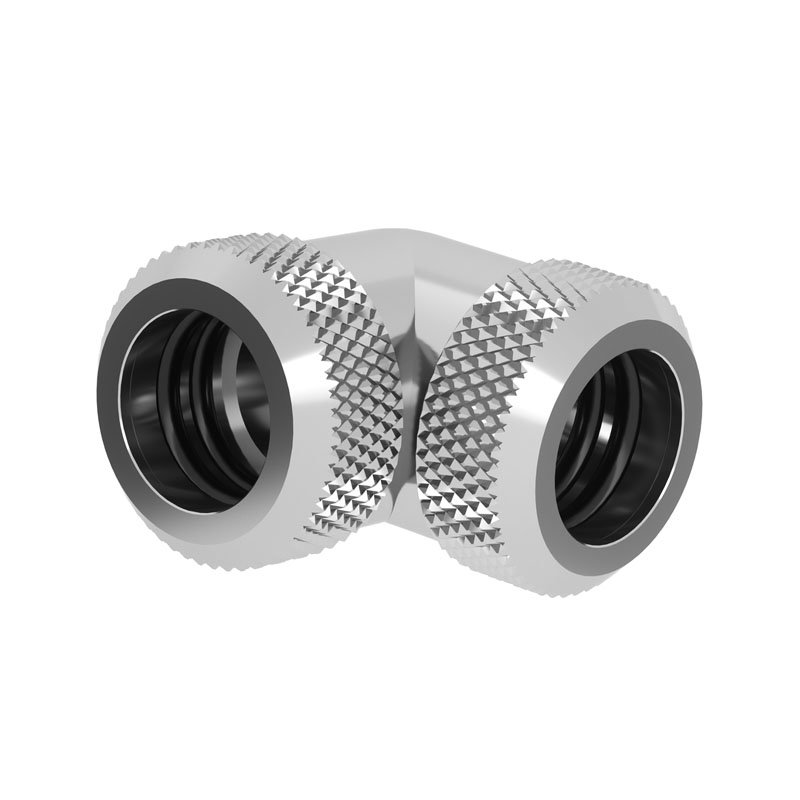 Barrow Multi-Link Adapter 90 Grad 12mm AD auf 12mm AD Hardtube - silver