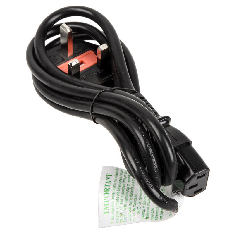 Kolink Netzcable England (Type G) auf Kaltgertestecker C13 - 1,2m