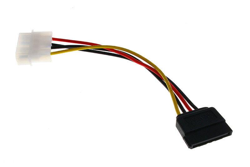 InLine SATA Stromadaptercable an 4-Pol Molex - 15cm