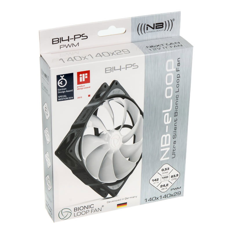 Noiseblocker NB-eLoop Fan B14-PS - 140mm PWM