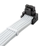 CableMod C-Series Pro Anschlusscable - Variante A, 90, 16-Pin zu 4x8-Pin PCIe, white