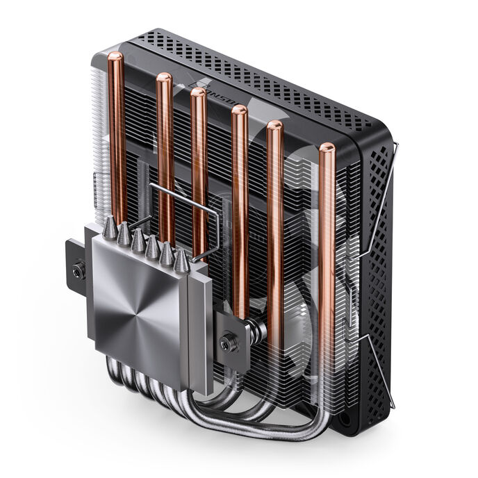 Jonsbo HP600 Low-Profile CPU-cooler - 120mm, black