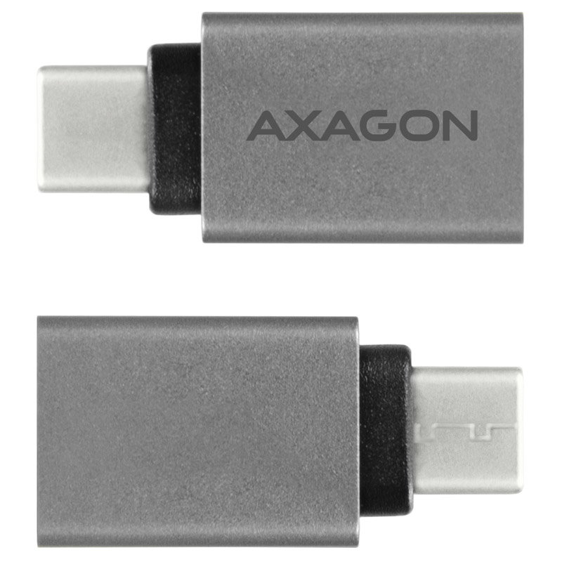 AXAGON USB-C 3.1 M auf USB-A F Adapter, Aluminium - black