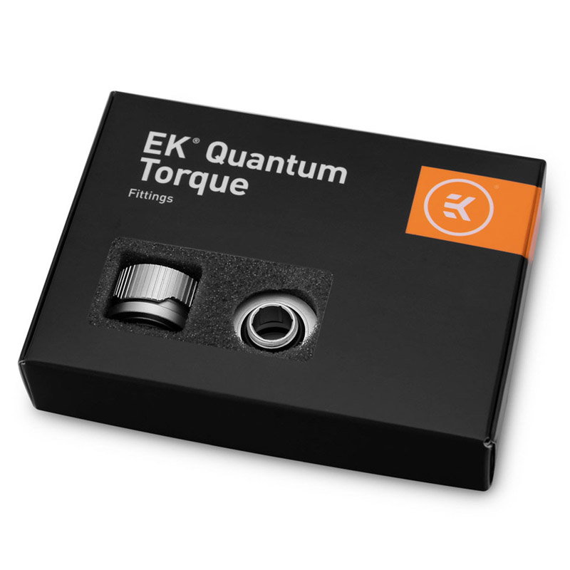 EK Water Blocks EK-Quantum Torque HDC 16 - 6er-Pack, Satin Titanium