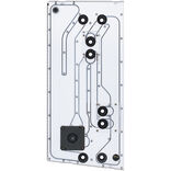 PHANTEKS Glacier EZ-Fit DIS-NV5 Distroplate, integrierte EZ-Fittinge - black