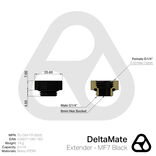 Thermal Grizzly DeltaMate Extender - MF7, black