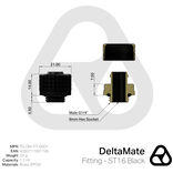 Thermal Grizzly DeltaMate - ST16, black