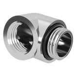 Barrow Dazzle Adapter 90 Grad G1/4 inches AG auf G1/4 inches IG - silver