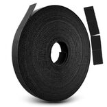 Label the Cable RIP STRAPS Klettband-Rolle - black, 10m