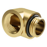 Barrow Dazzle Adapter 90 Grad G1/4 inches AG auf G1/4 inches IG - gold