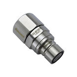 Koolance QD3 Schnellverschluss gerade mnnlich auf 16/10mm - no-spill, silver
