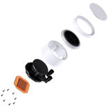 Jonsbo TH-360 AiO water cooling, ARGB, Segmentanzeige - 360mm, white