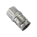 Koolance QD3 Schnellverschluss gerade weiblich auf 16/10mm - no-spill, silver