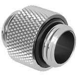 Barrow Adapter gerade G1/4 inches AG auf G1/4 inches AG - 10mm, white-silver